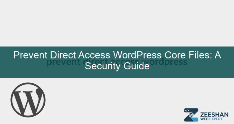 prevent direct access wordpress - A digital lock icon over a folder containing secure WordPress system files.