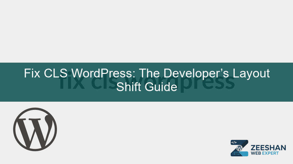 fix cls wordpress - A developer analyzing a website layout shift on a dual-monitor setup with Google PageSpeed Insights.