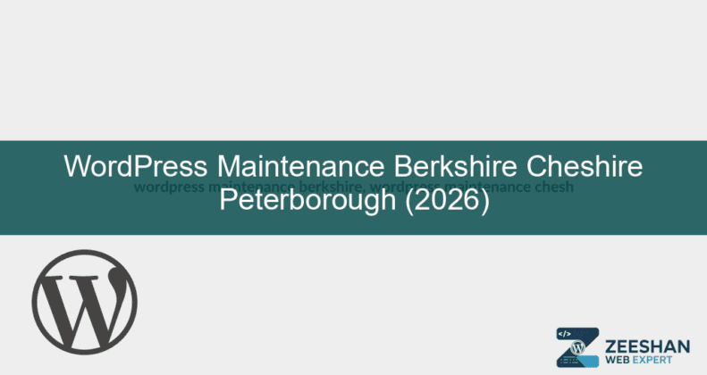 wordpress maintenance berkshire — a local business owner reviewing their website performance on a laptop