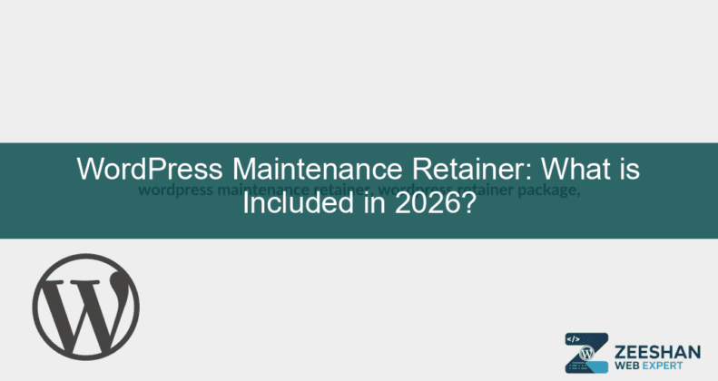wordpress maintenance retainer — a professional developer monitoring a website security dashboard in 2026.