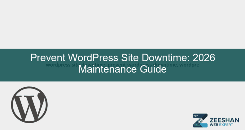 wordpress site downtime — a business owner looking at a laptop showing a website connection error