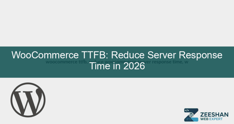 woocommerce ttfb — a speed test result showing a green server response time under 200ms