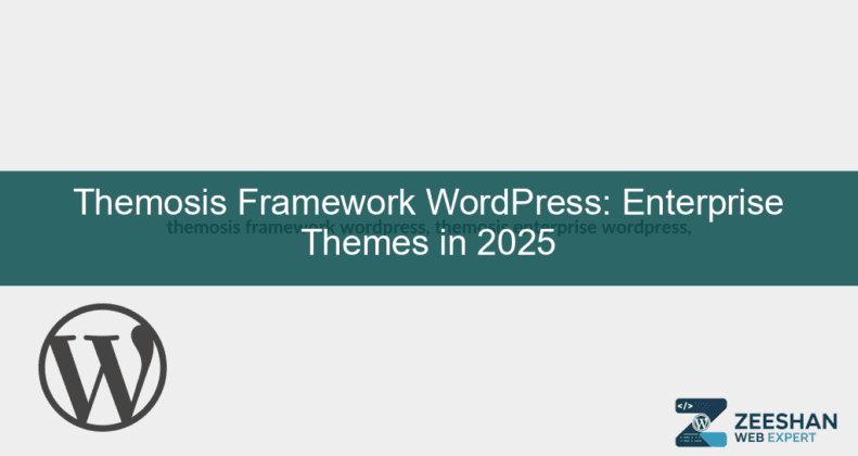 themosis framework wordpress — a clean software development environment displaying modern code on a monitor