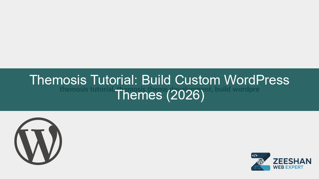 themosis tutorial — a developer writing clean PHP code on a laptop in a modern office