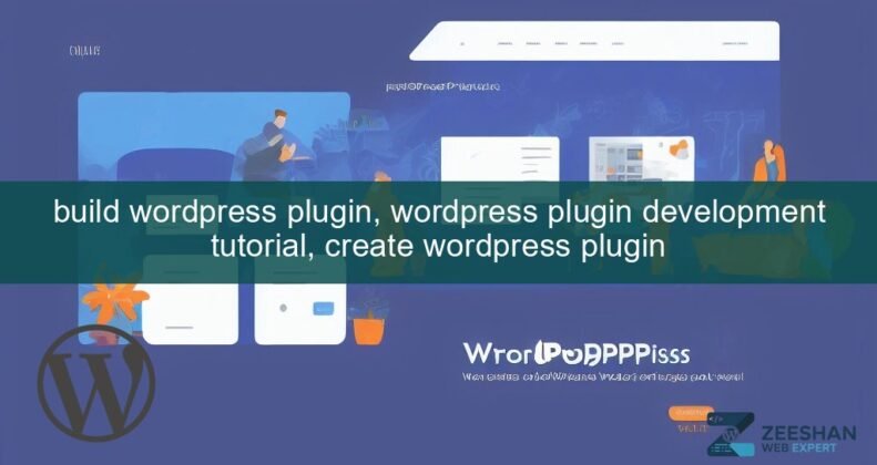 build wordpress plugin — developer coding on laptop