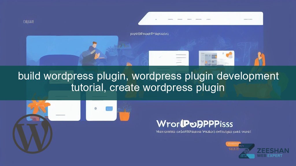 build wordpress plugin — developer coding on laptop
