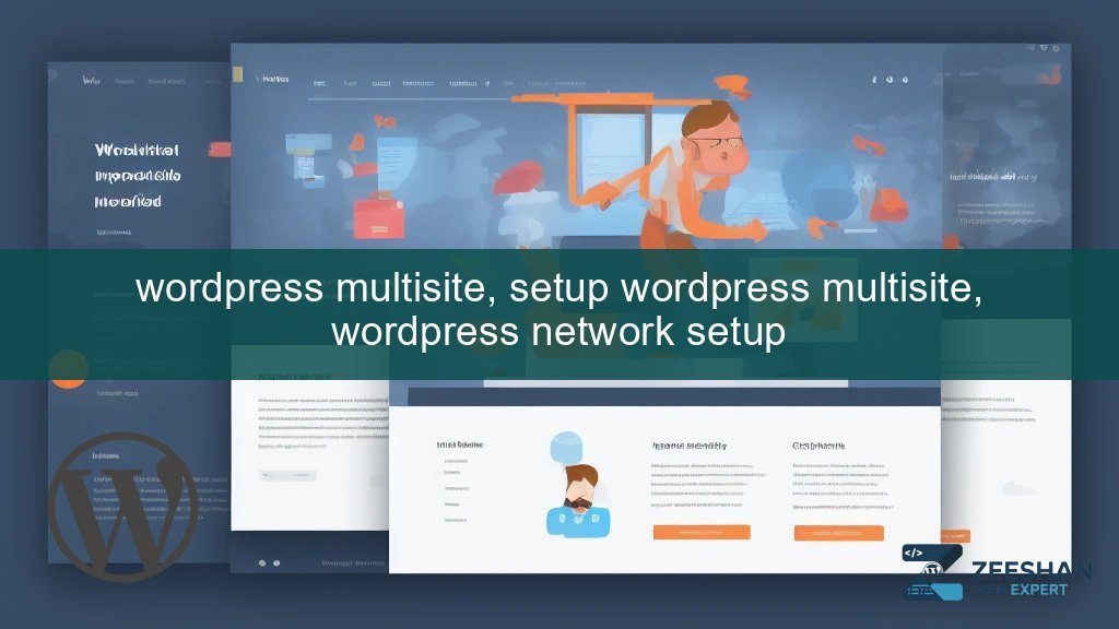 wordpress multisite — developer setting up network on desktop