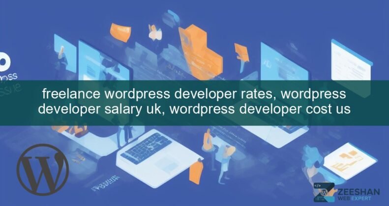 freelance wordpress developer rates — developer coding on laptop