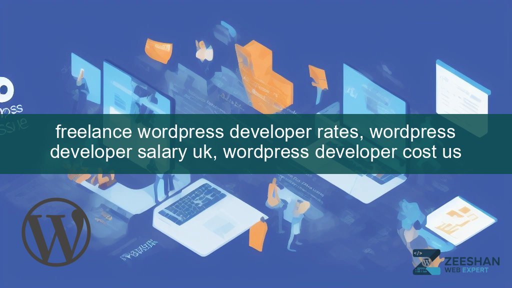 freelance wordpress developer rates — developer coding on laptop