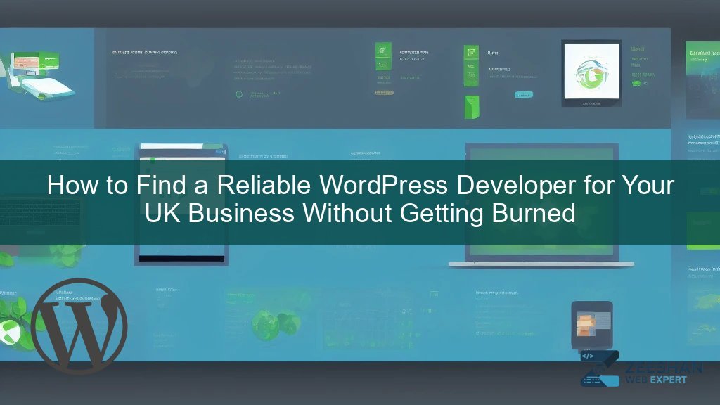 find wordpress developer uk — developer reviewing site health dashboard on laptop
