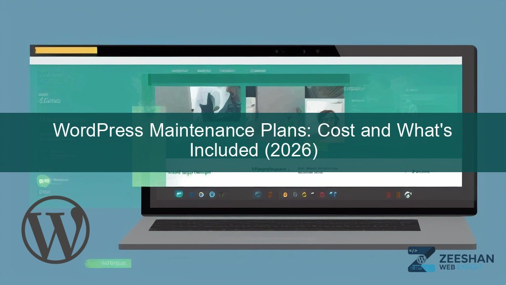 wordpress maintenance plans — developer reviewing site health dashboard on laptop