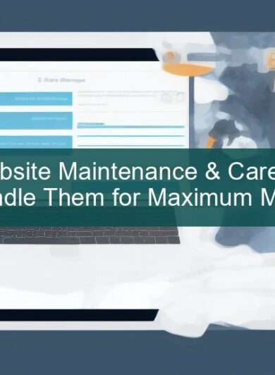 wordpress website maintenance — expert reviewing dashboard