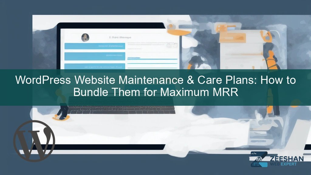 wordpress website maintenance — expert reviewing dashboard