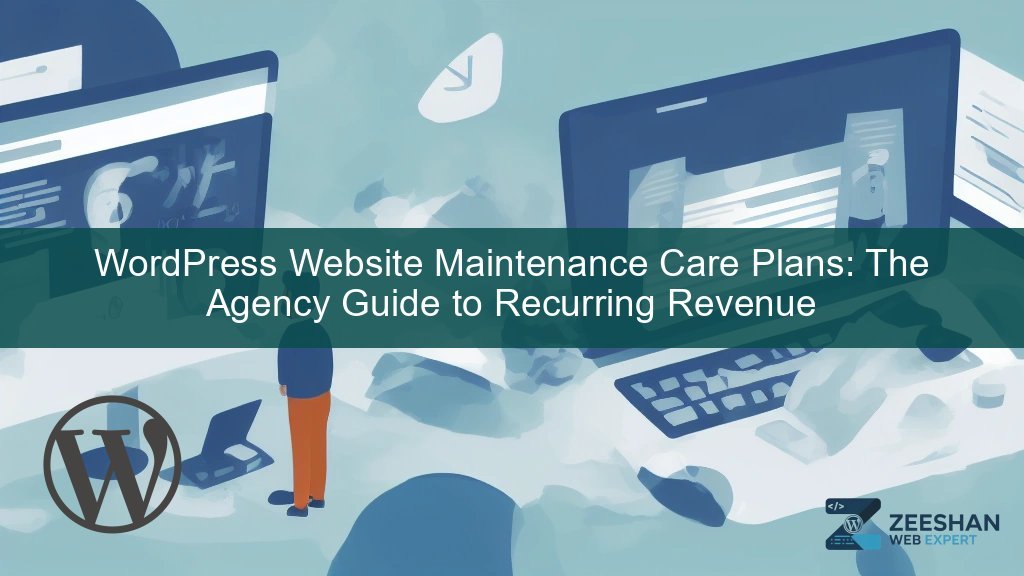 wordpress website maintenance care plans — business owner reviewing website analytics