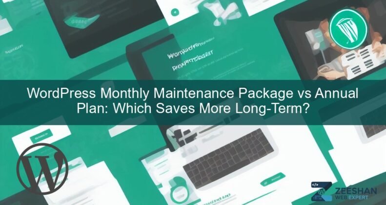 wordpress monthly maintenance package — business owner reviewing website security