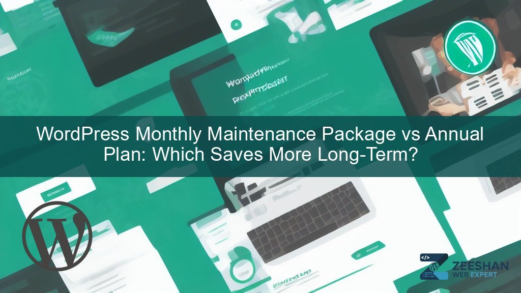 wordpress monthly maintenance package — business owner reviewing website security