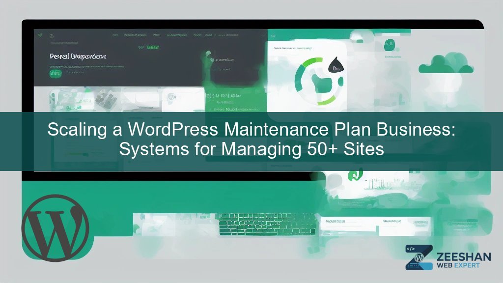 wordpress maintenance plans — developer reviewing site health dashboard on laptop