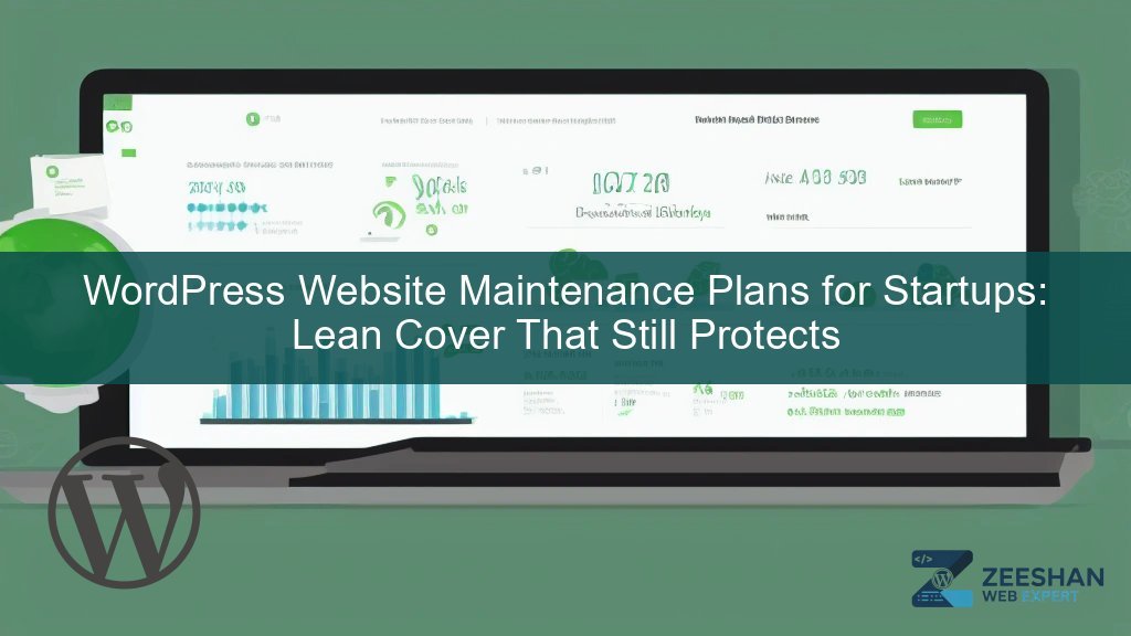 wordpress maintenance plans — a developer checking site security on a laptop