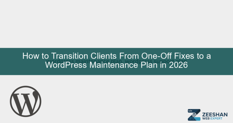 wordpress maintenance plan — developer reviewing site health dashboard on laptop
