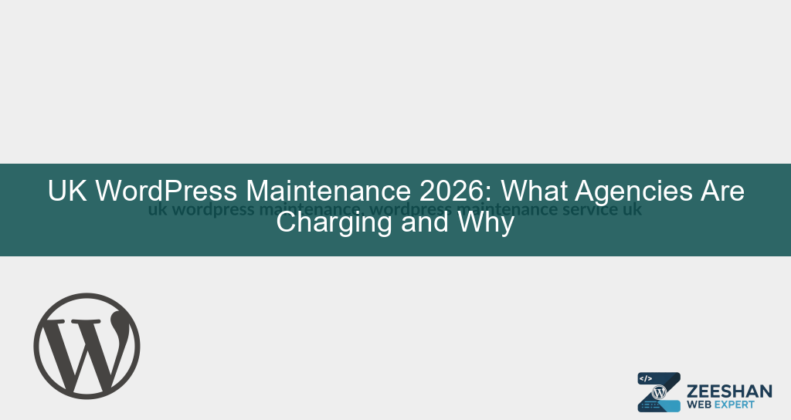 uk wordpress maintenance — developer reviewing site health dashboard on laptop