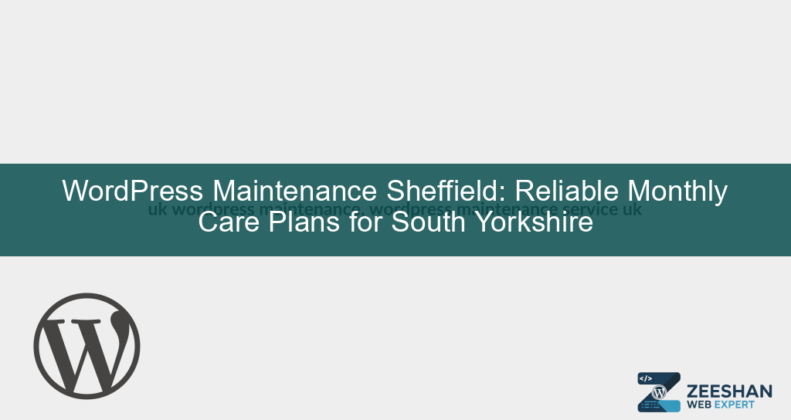 wordpress maintenance service uk — developer reviewing site health dashboard on laptop