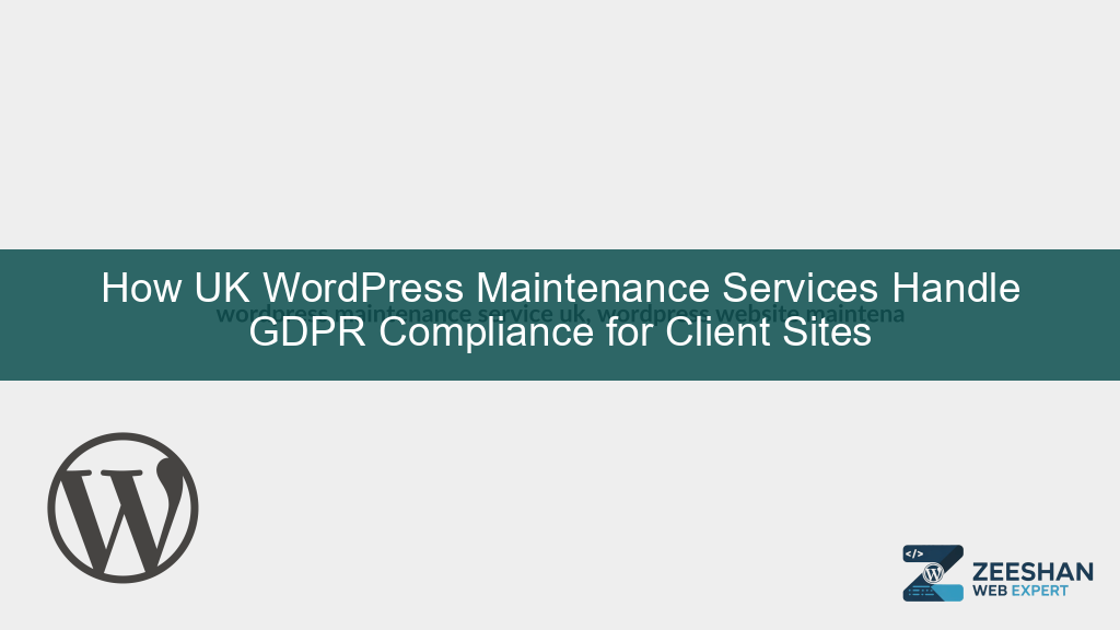 wordpress maintenance service uk — developer reviewing site health dashboard on laptop