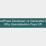 expert wordpress developer — developer reviewing site health dashboard on laptop