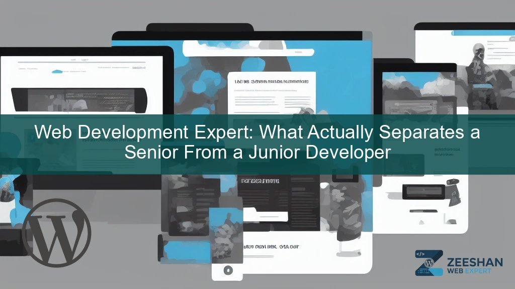 web development expert — developer coding on laptop