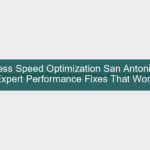 WordPress speed optimization dashboard showing performance metrics