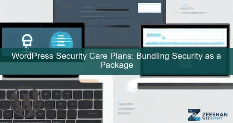 WordPress security care plan dashboard showing website security and performance checks